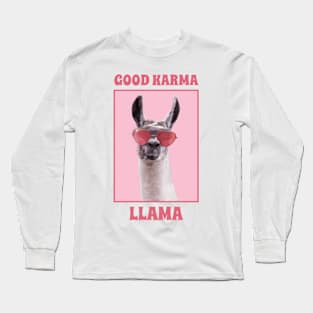 GOOD KARMA LLAMA Long Sleeve T-Shirt